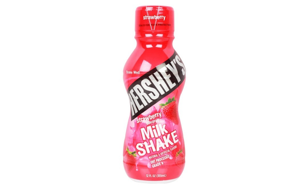 Hershey's Strawberry Flavoured Milk Shake   Bottle  355 millilitre